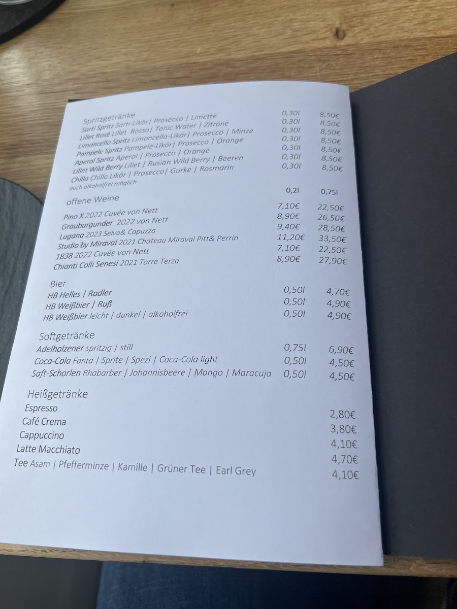 Menu Schloss Dachau Restaurant Cafe-2