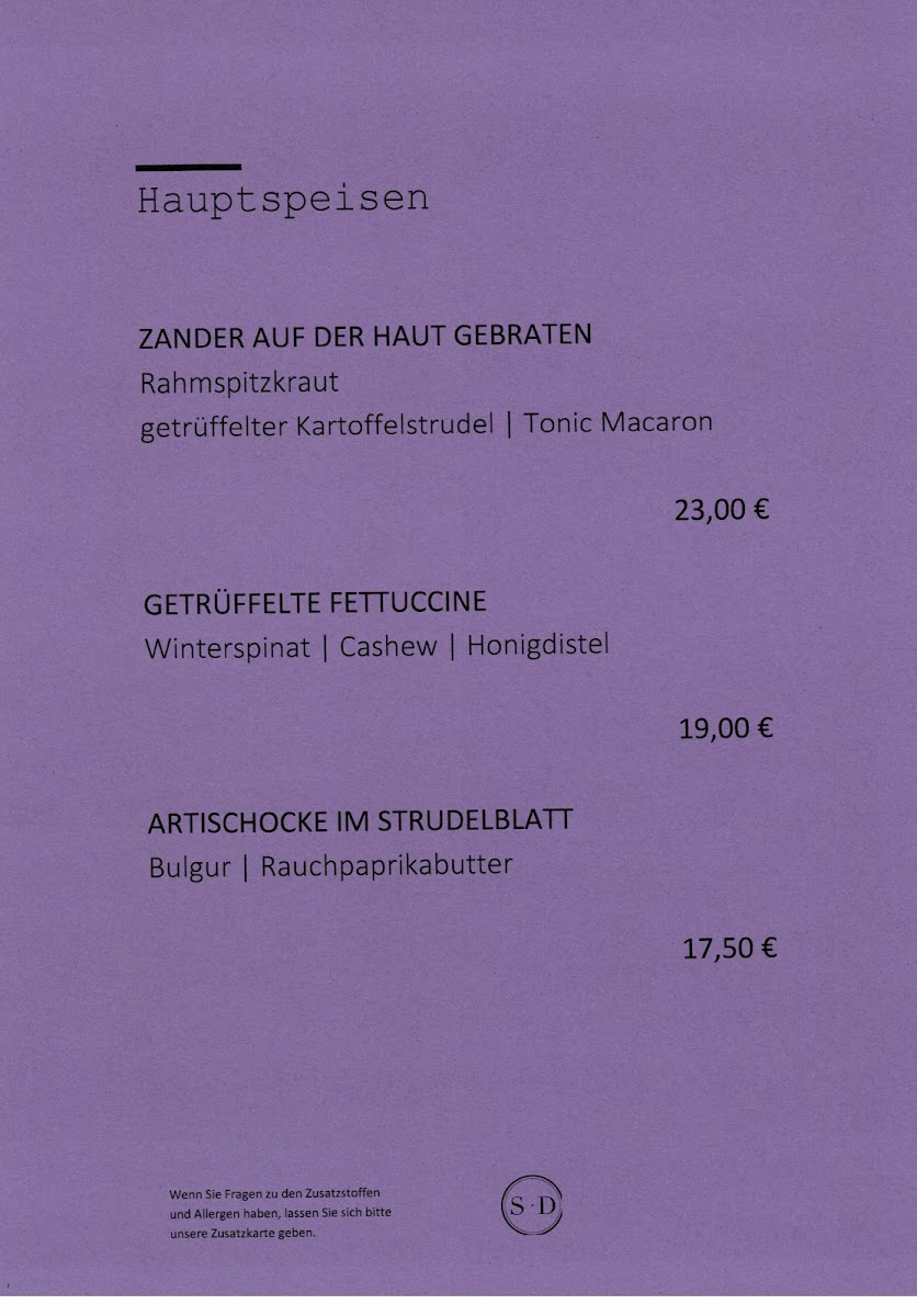 Menu Schloss Dachau Restaurant Cafe-7